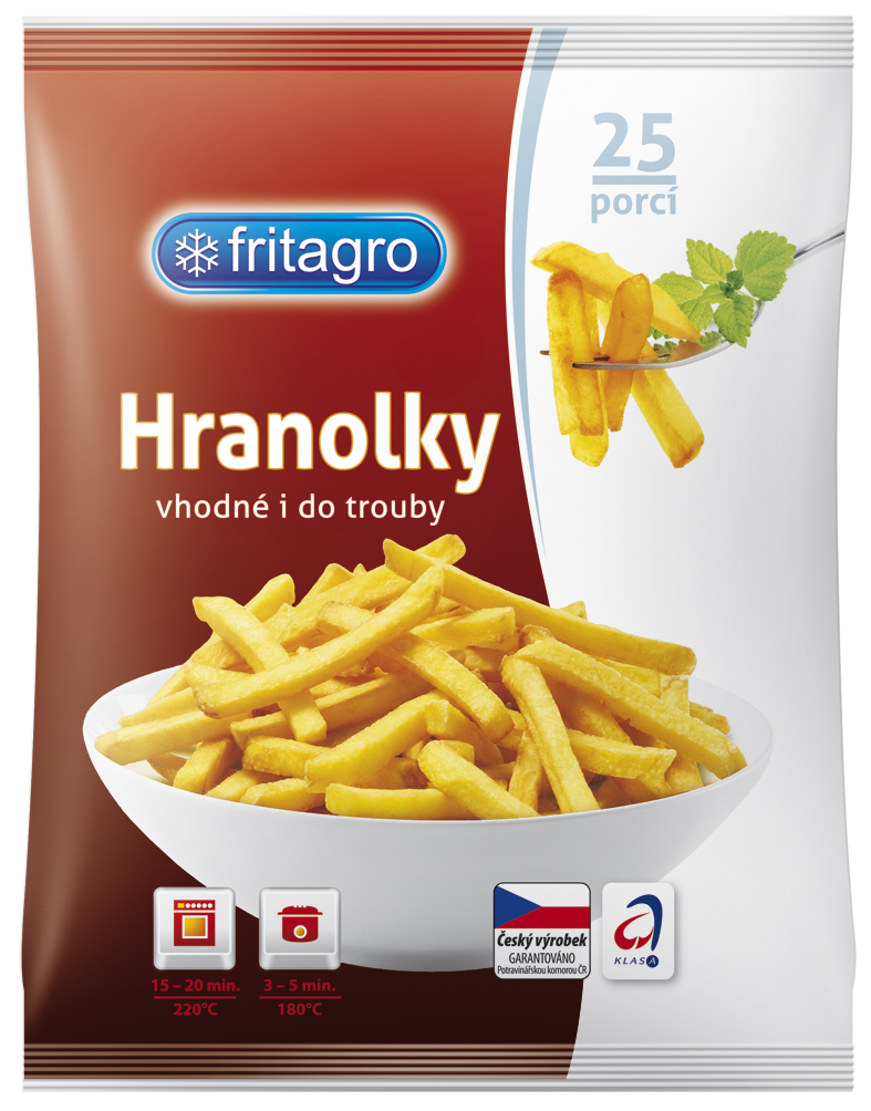 Bramborové hranolky předsmažené 25 porcí