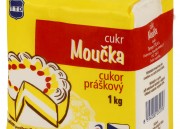 Cukr moučka 1kg s obsahem protihrudkujících látek